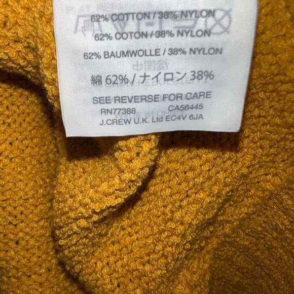 Madewell Gathered Neck Sweater Tank Mustard Yellow - Picture 6 of 6